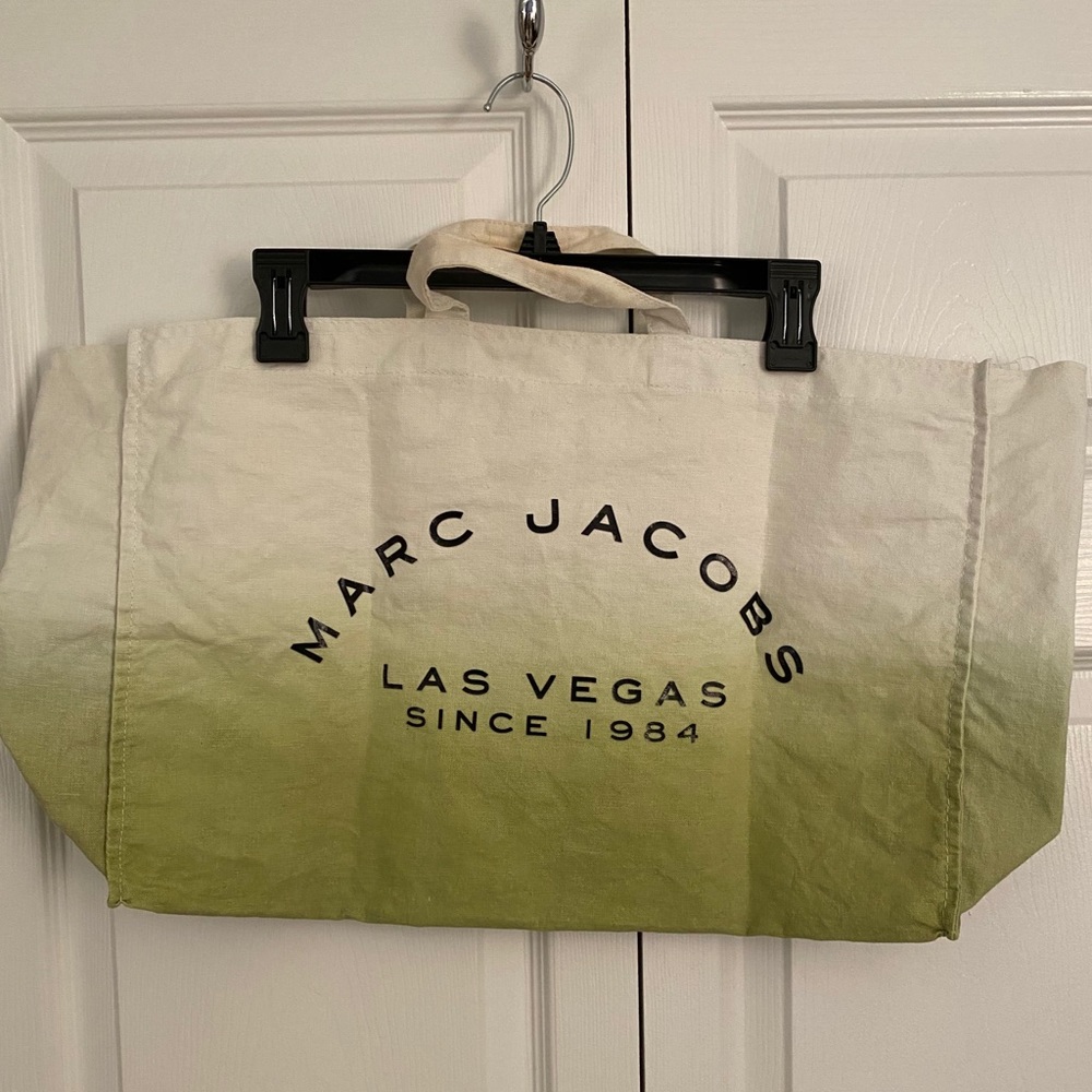 Marc Jacobs Linen Tote Ombré Green